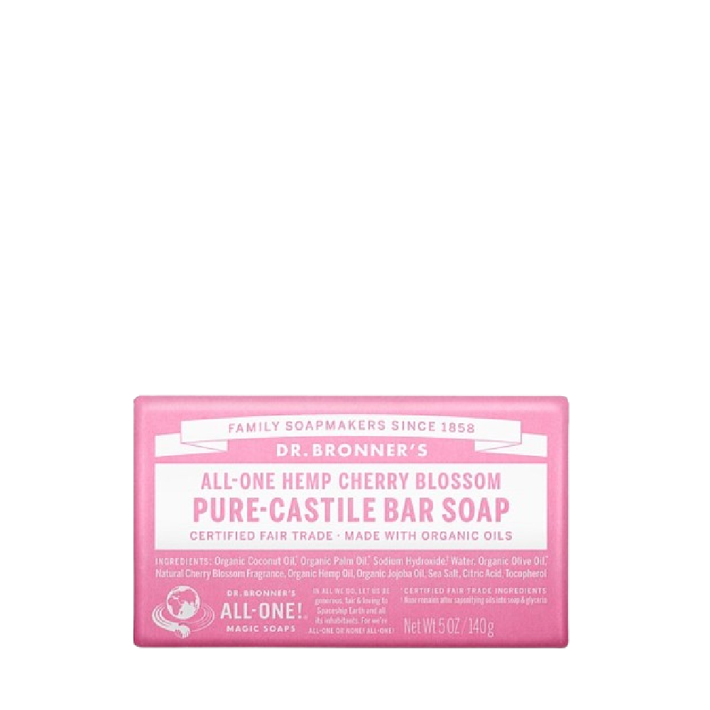 DR.BRONNER'S Cherry Blossom Pure-Castile Bar Soap 140g - Longdan Official