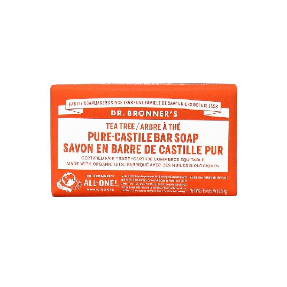 DR.BRONNER'S Tea Tree Pure-Castile Bar Soap 140g - Longdan Official