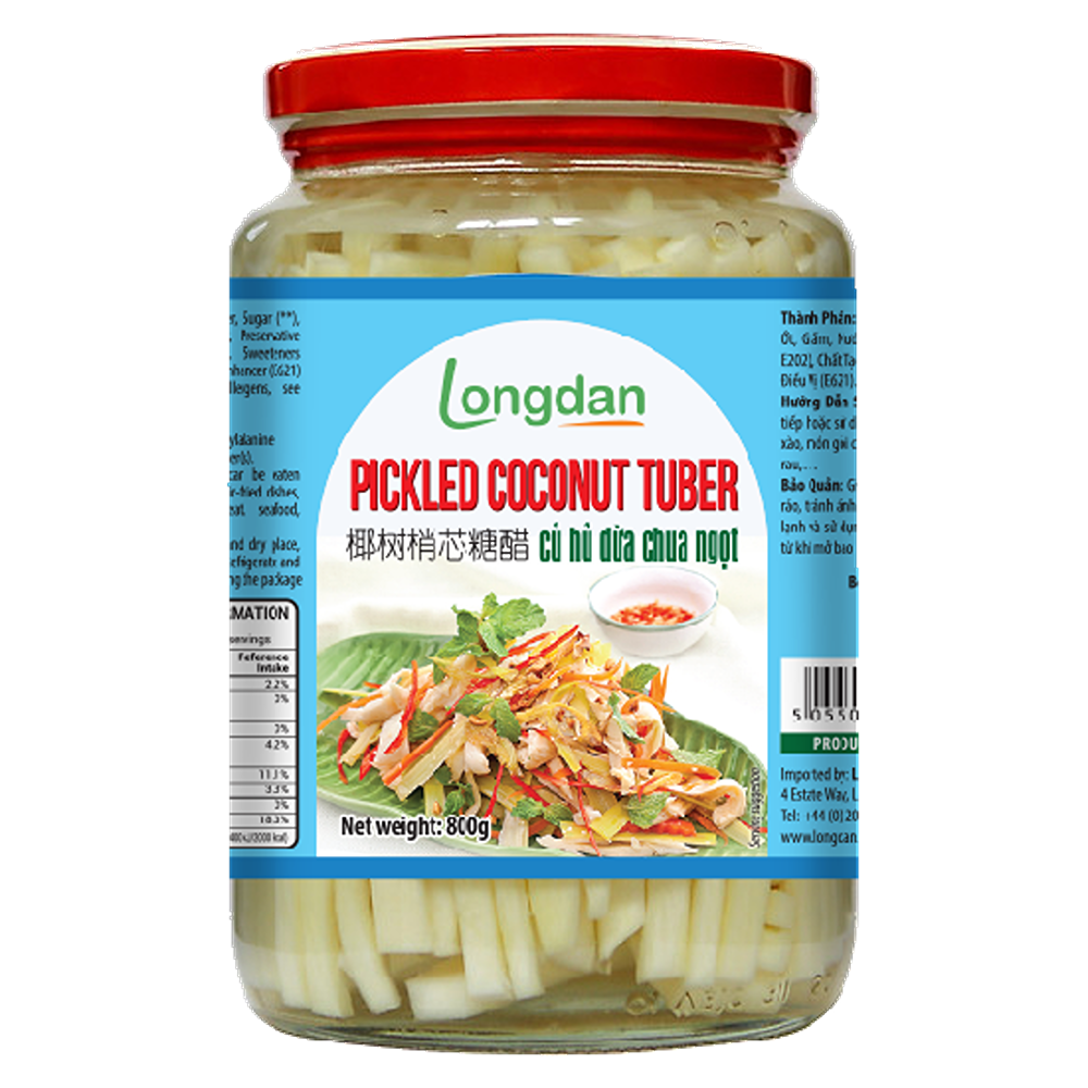 Longdan Pickled Coconut Tuber 800g (Case 12)