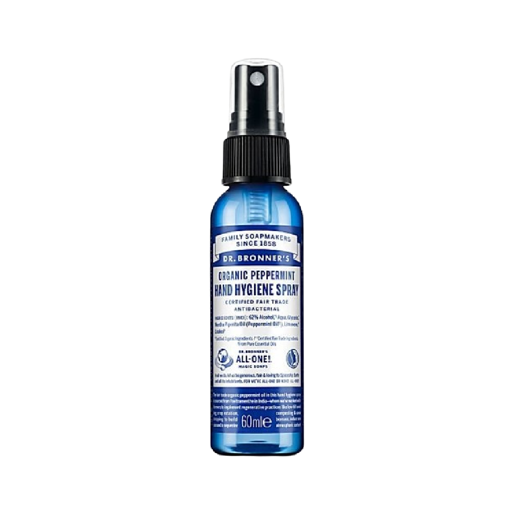 DR.BRONNER'S Organic Hand Hygiene Spray Peppermint 60ml - Longdan Official