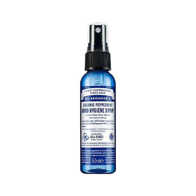 DR.BRONNER'S Organic Hand Hygiene Spray Peppermint 60ml - Longdan Official