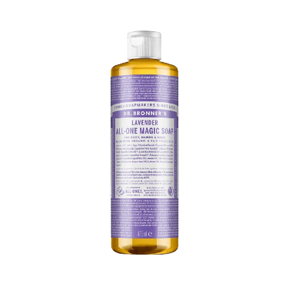 DR.BRONNER'S Lavender Pure-Castile All Magic (18 in1) Liquid Soap 475ml - Longdan Official
