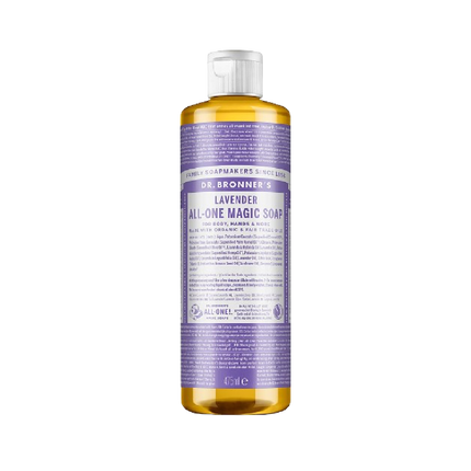 DR.BRONNER'S Lavender Pure-Castile All Magic (18 in1) Liquid Soap 475ml - Longdan Official