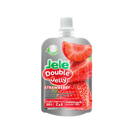 JELE Double Jelly - Strawberry (3pcs) 375ml (Case 12)