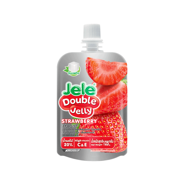 JELE Double Jelly - Strawberry (3pcs) 375ml (Case 12)