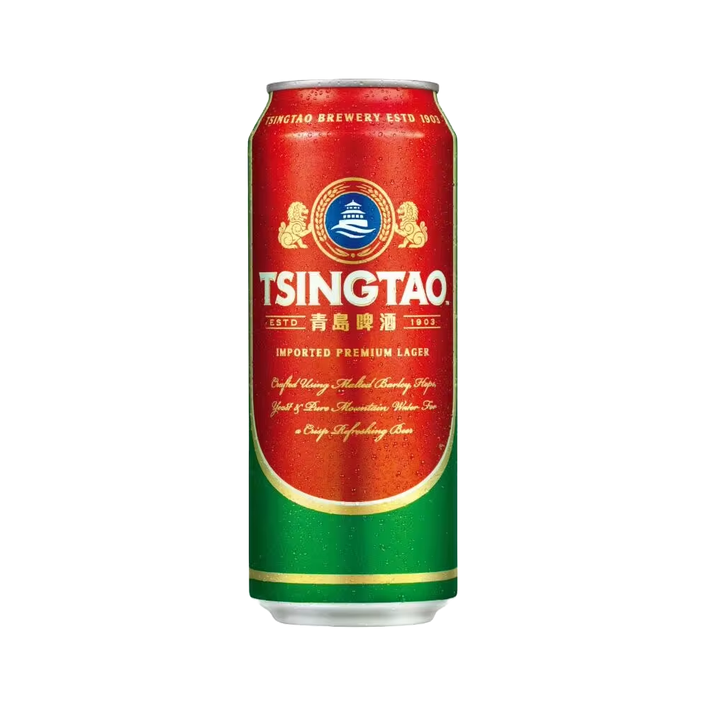 TSINGTAO Lager Beer Can 500ml (Case 24)
