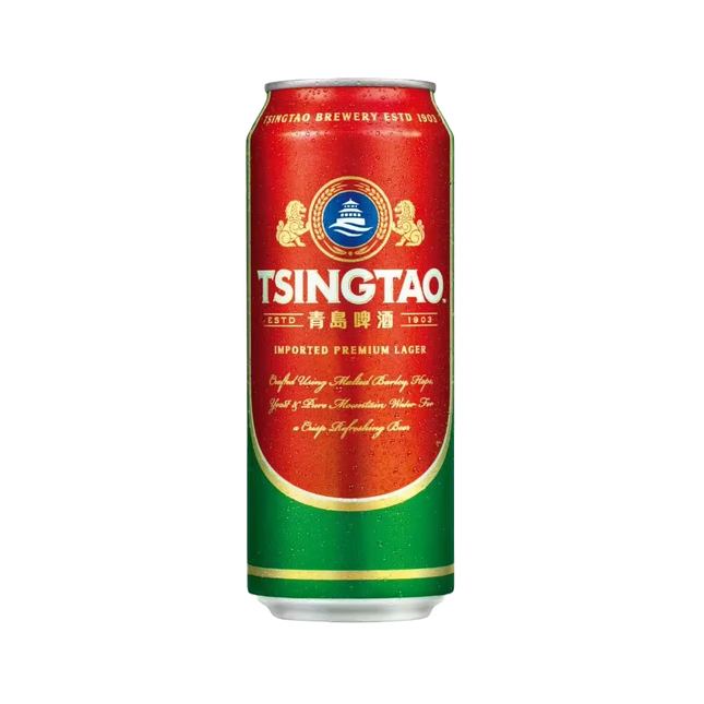 TSINGTAO Lager Beer Can 500ml (Case 24)