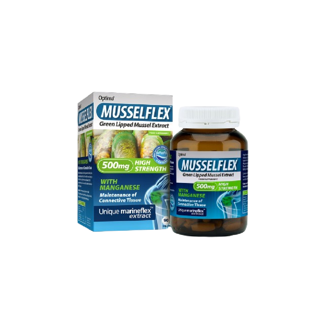 OPTIMA Musselex Gel 500mg 90 Capsules (Case 6)