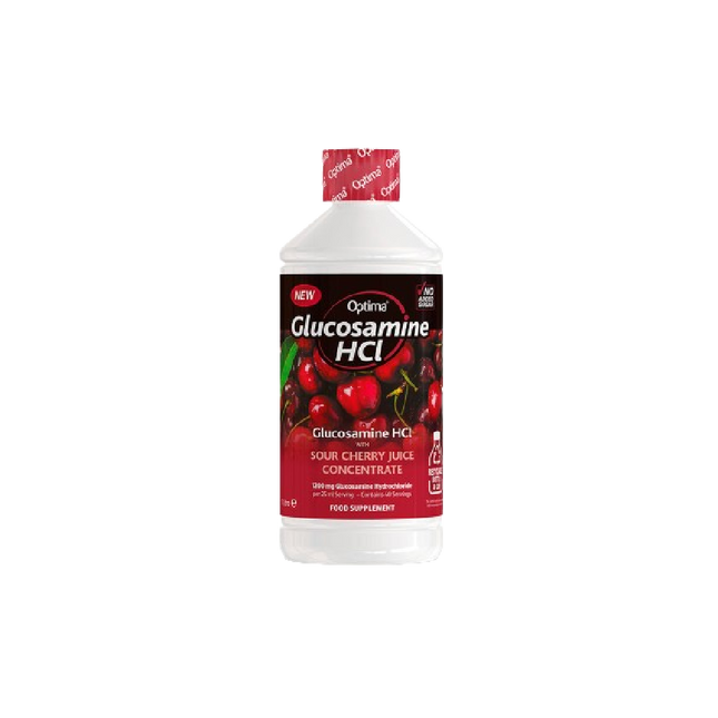 OPTIMA Glucosamine HCL Cherry (No Added Sugar) 1L (Case 6)