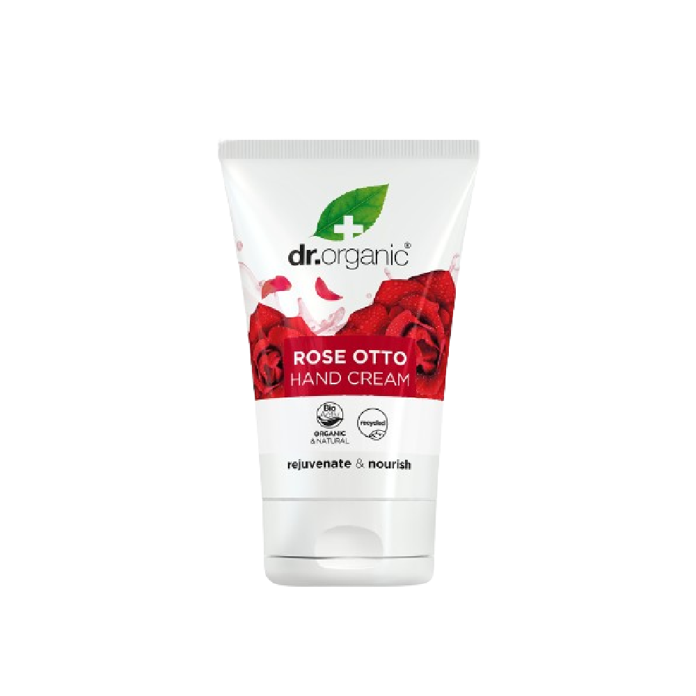 DR ORGANIC Rose Hand & Nail Cream 125ML (Case 6)