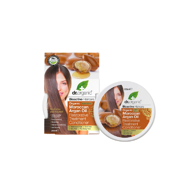 DR ORGANIC Moroccan Argan Hair Treatment Conditioner 200ML (Case 6)
