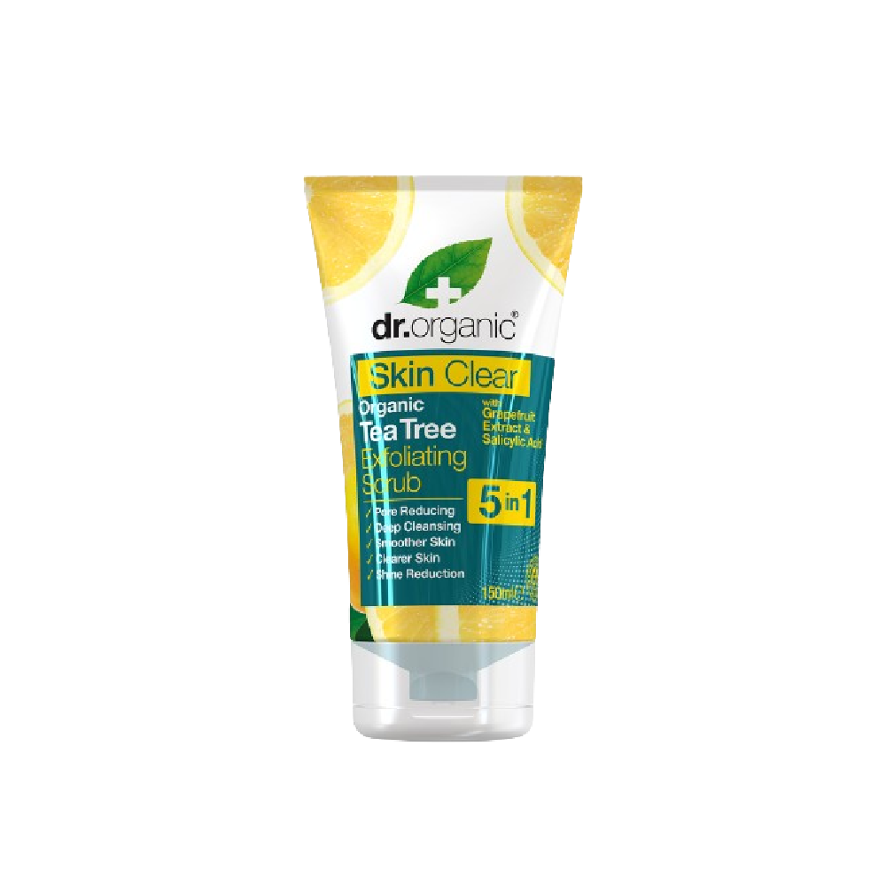 DR ORGANIC Skin Clear Exfoliating Scrub 150ML (Case 6)