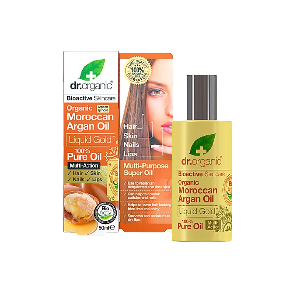 DR ORGANIC Moroccan Argan Pure Oil 50ML (Case 6)