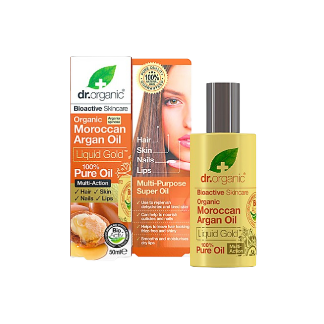 DR ORGANIC Moroccan Argan Pure Oil 50ML (Case 6)