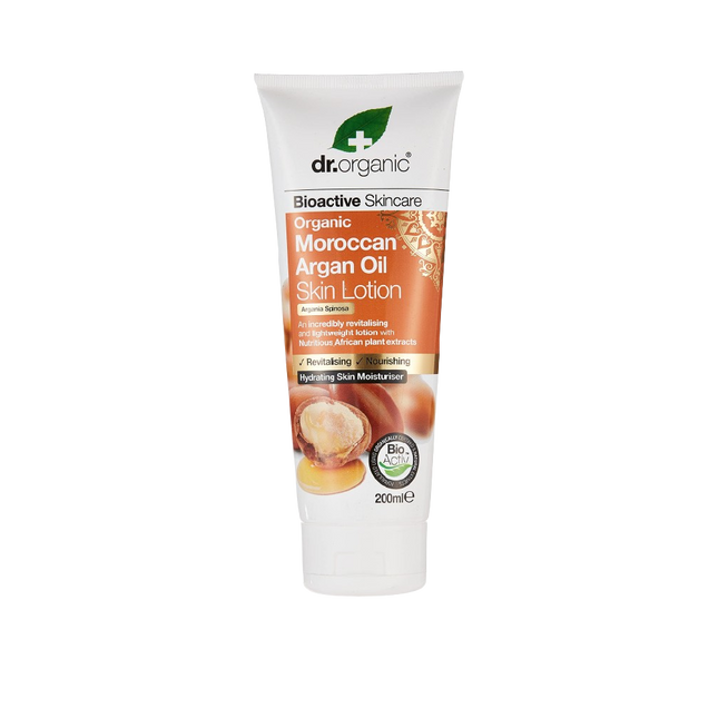 DR ORGANIC Moroccan Argan Body Lotion 200ML (Case 6)