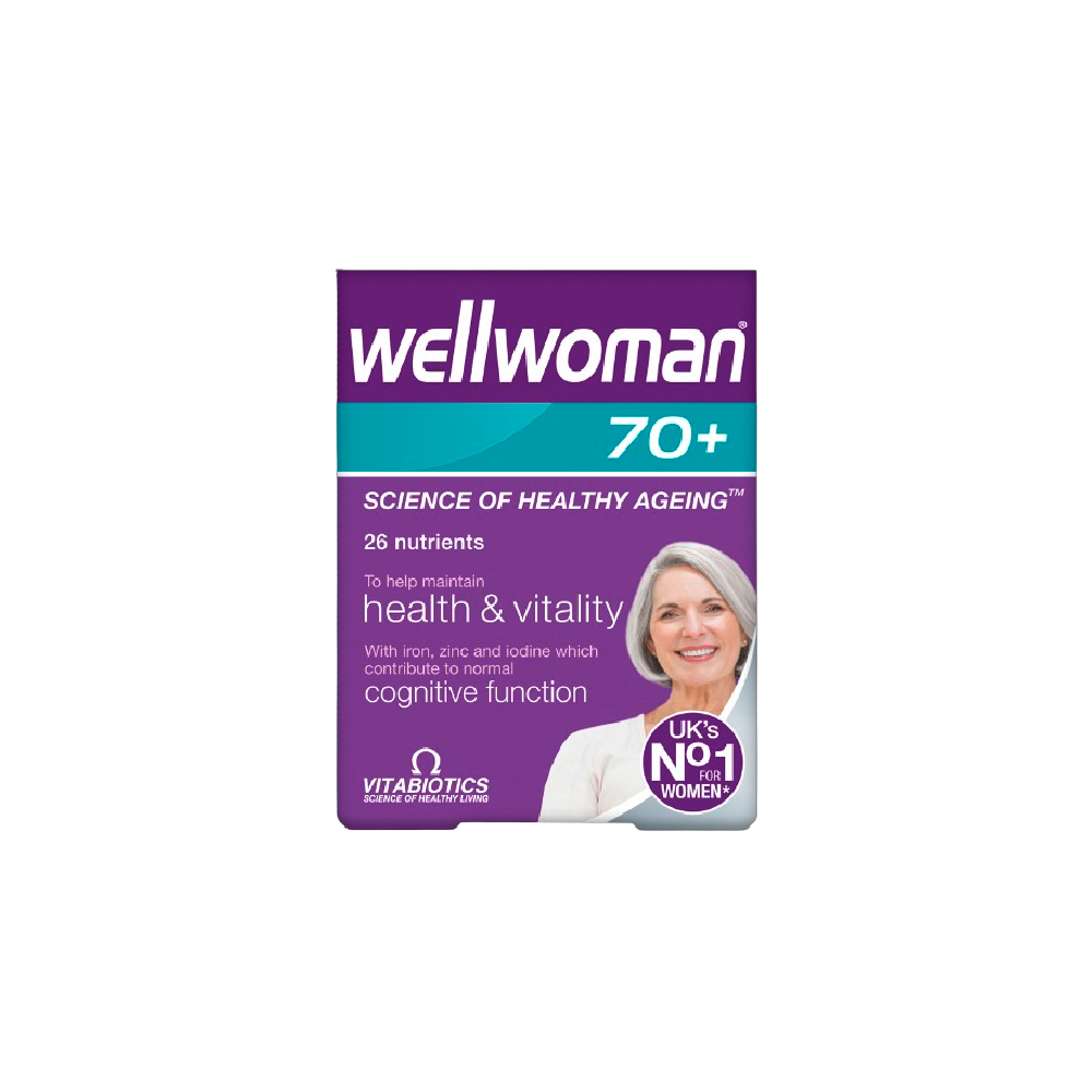 VITABIOTICS Wellwoman 70+ 30 Tablets (Case 4)