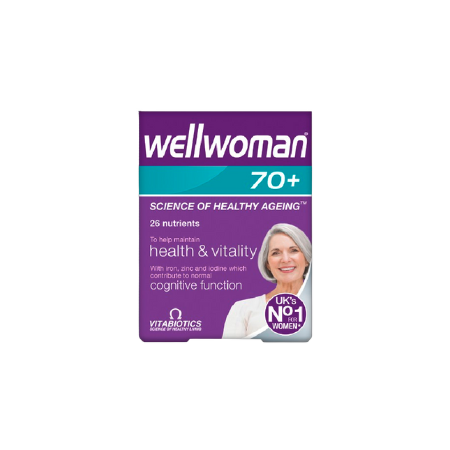 VITABIOTICS Wellwoman 70+ 30 Tablets (Case 4)
