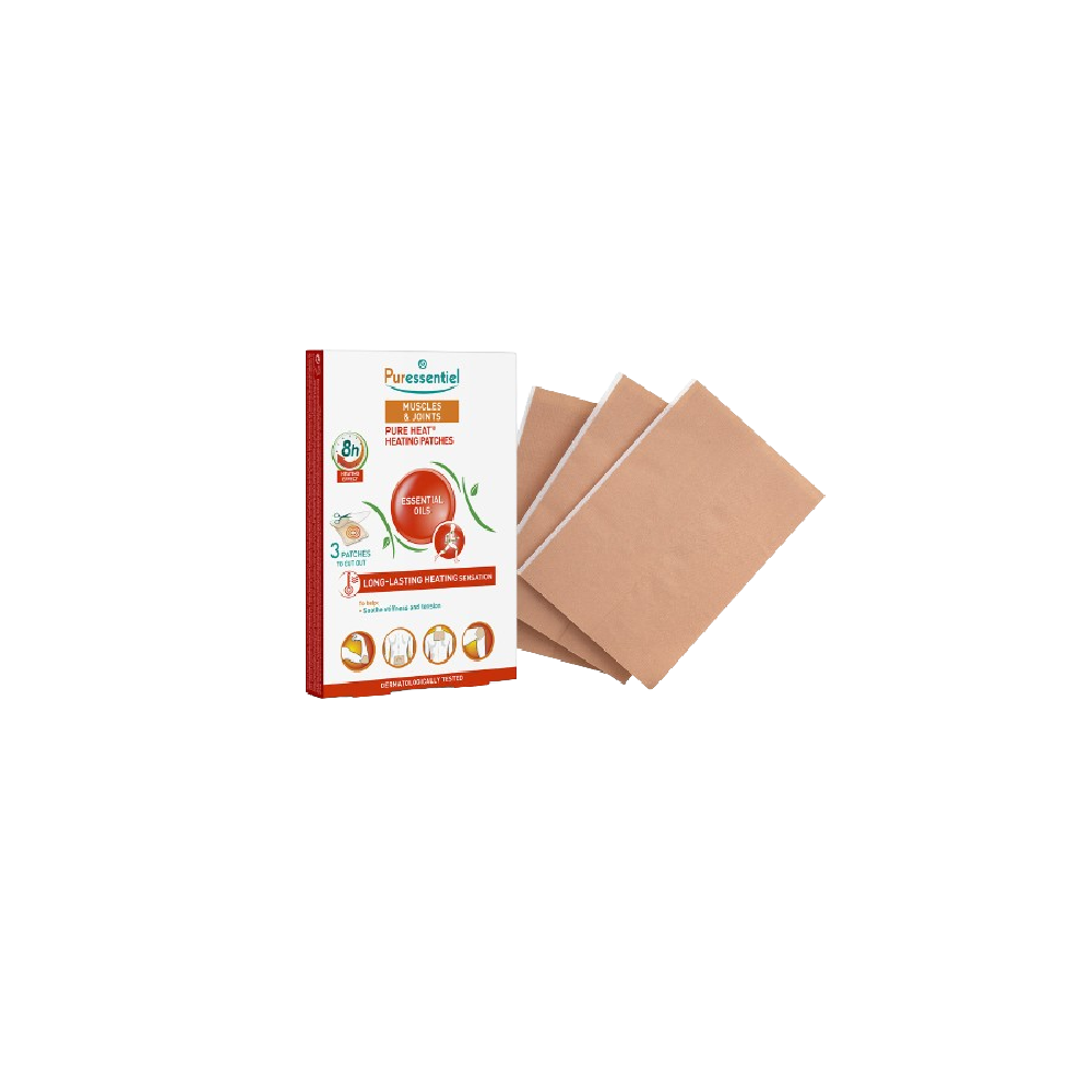 PURESSENTIEL Muscles & Joints Heating Patch 3 Patches (Unit)