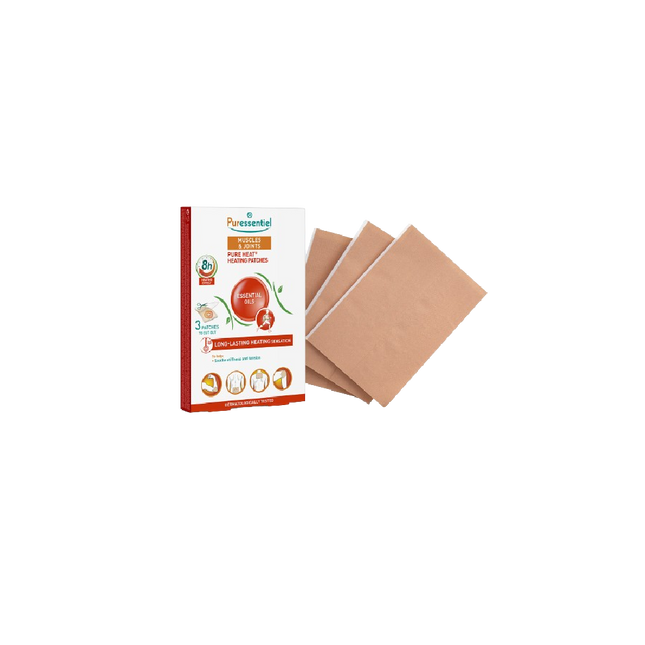 PURESSENTIEL Muscles & Joints Heating Patch 3 Patches (Unit)