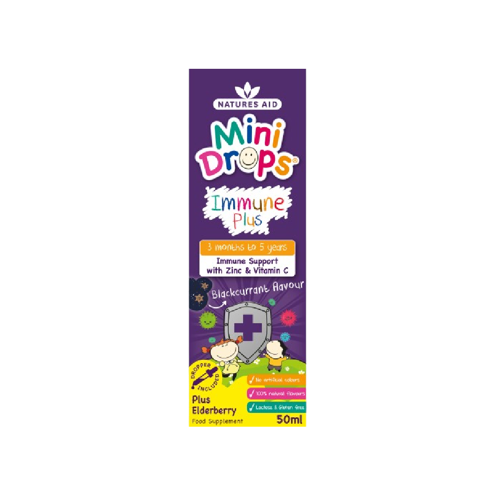 NATURES AID Mini Drops Immune Plus 50ML (Case 6)