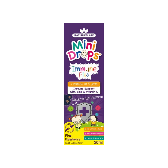 NATURES AID Mini Drops Immune Plus 50ML (Case 6)
