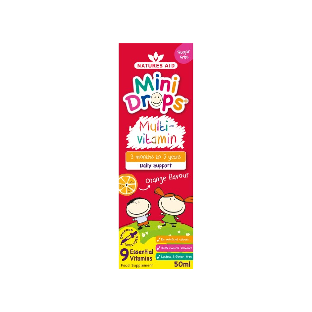 NATURES AID Mini Drops Multi Vitamin 50ML (Case 6)