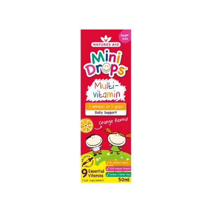 NATURES AID Mini Drops Multi Vitamin 50ML (Case 6)