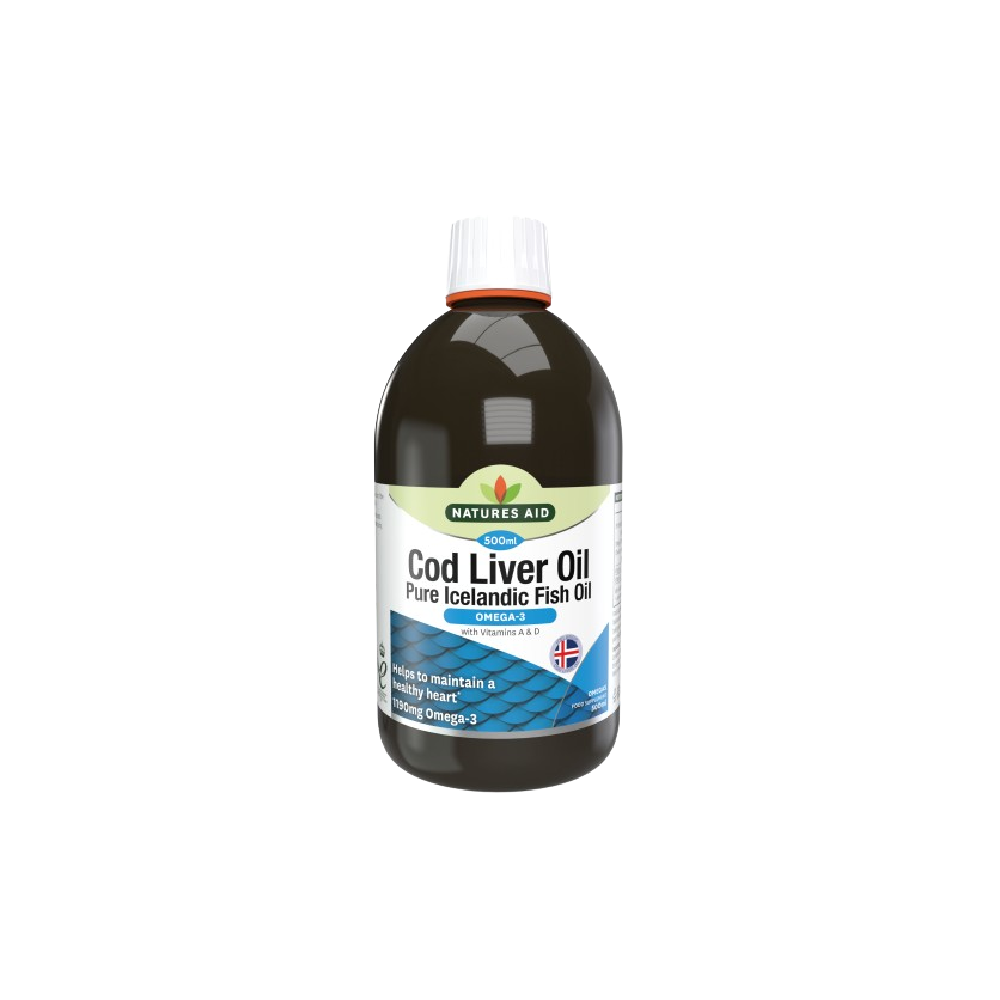 NATURES AID Cod Liver Oil Liquid 500ML (Case 6)