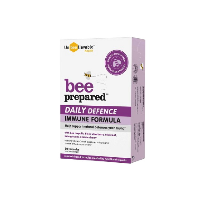 UNBEELIEVABLE HEALTH Bee Prep Immune Daily Defence 30 Capsules (Case 3)
