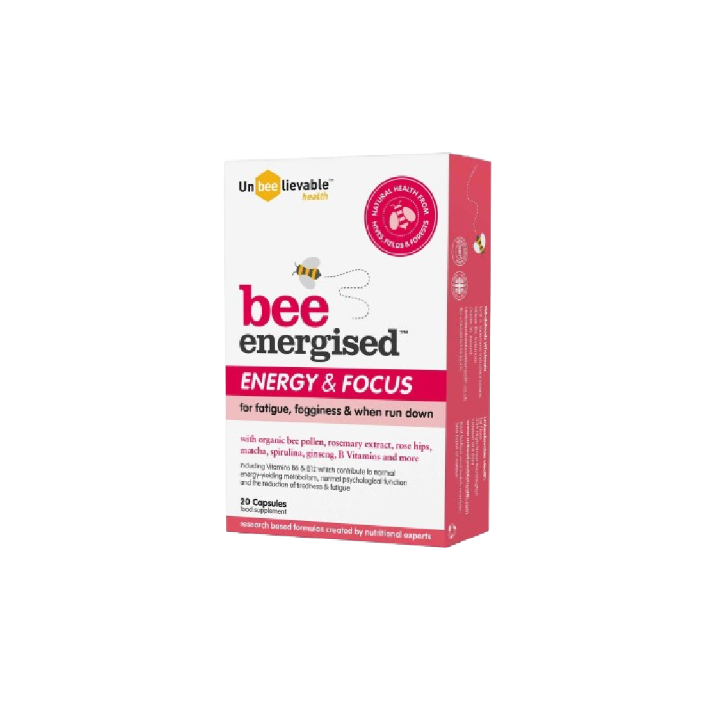 UNBEELIEVABLE HEALTH Bee Energised 20 Capsules (Case 3)