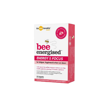 UNBEELIEVABLE HEALTH Bee Energised 20 Capsules (Case 3)