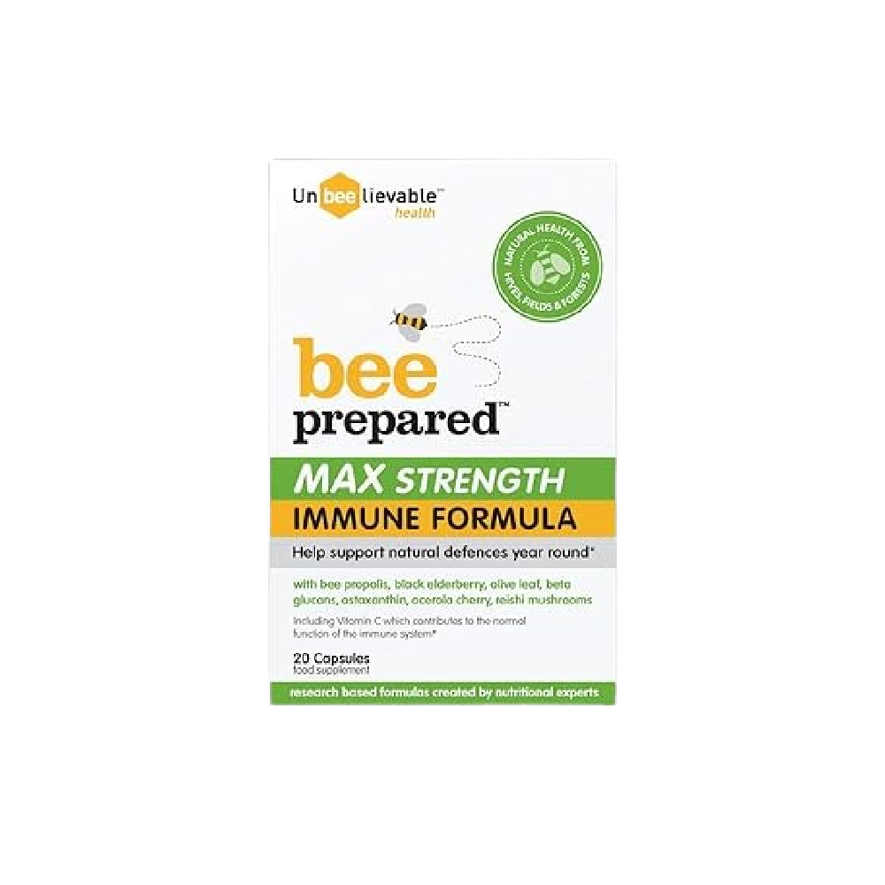 UNBEELIEVABLE HEALTH Bee Prep Immune Max Strength 20 Capsules (Case 3)