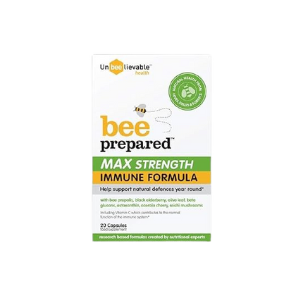 UNBEELIEVABLE HEALTH Bee Prep Immune Max Strength 20 Capsules (Case 3)