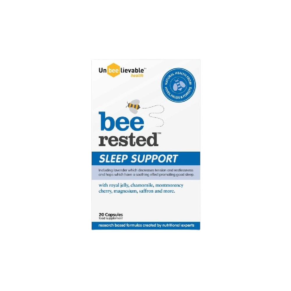 UNBEELIEVABLE HEALTH Bee Rested 20 Capsules (Case 3)