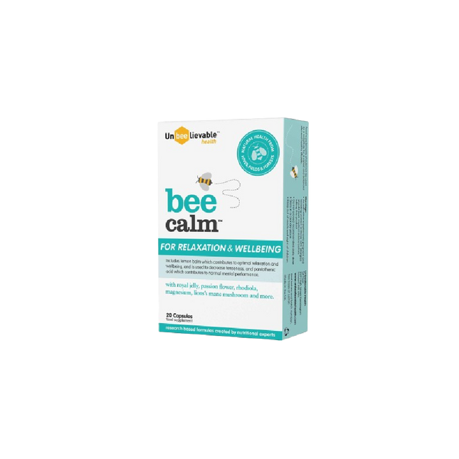 UNBEELIEVABLE HEALTH Bee Calm 20 Capsules (Case 3)