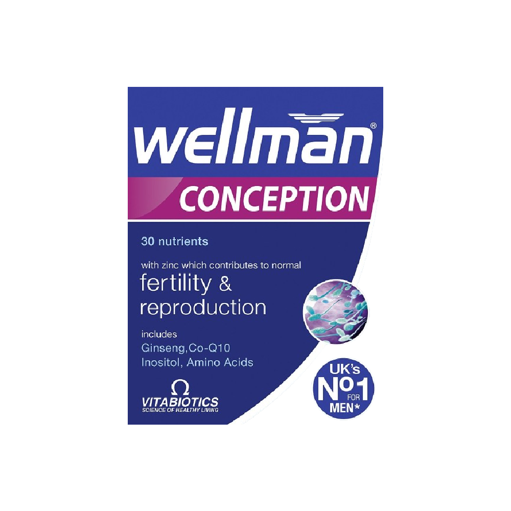 VITABIOTICS Wellman Conception 30 Tablets (Case 4)