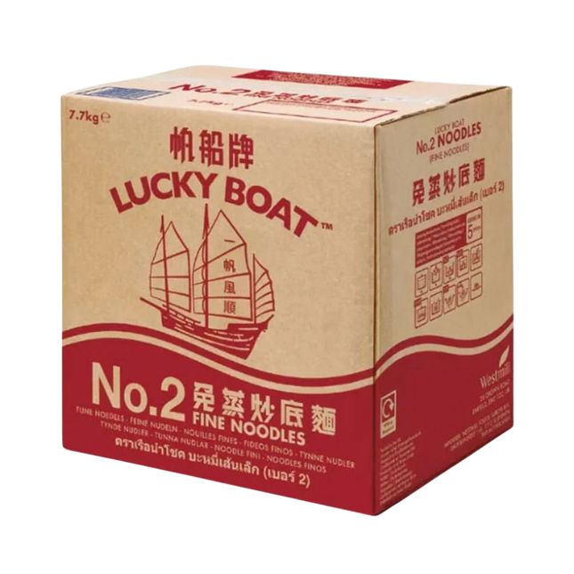 LUCKY BOAT No.2 Extra Fine Noodle 7.7kg (Case 1)