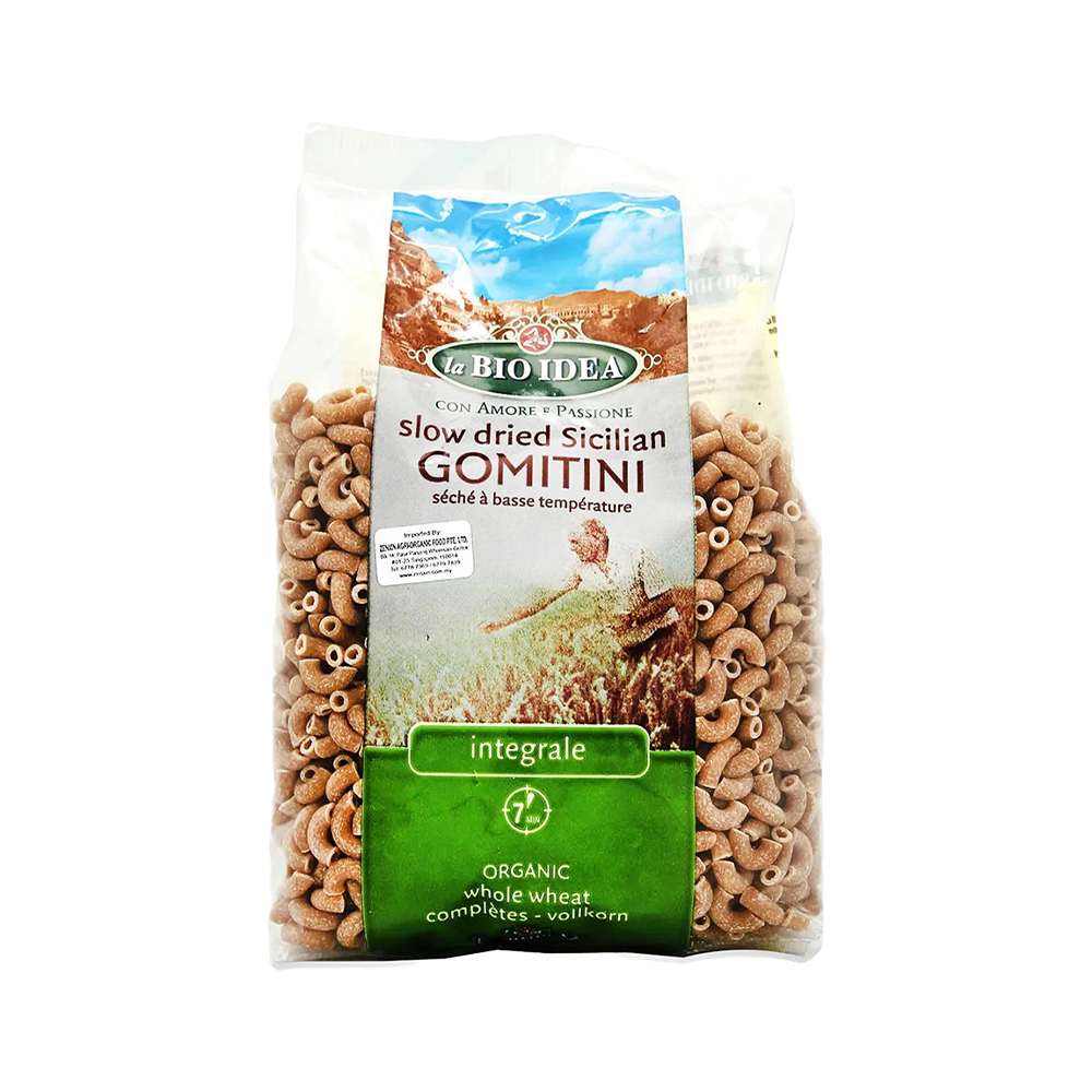 LA BIO IDEA Macaroni Elbows - Wholewheat 500g (Case 12)