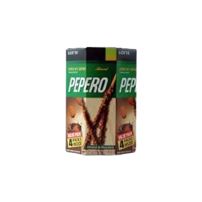 LOTTE Pepero Box - Almond & Chocolate (32g*4) 128g (Case 9)