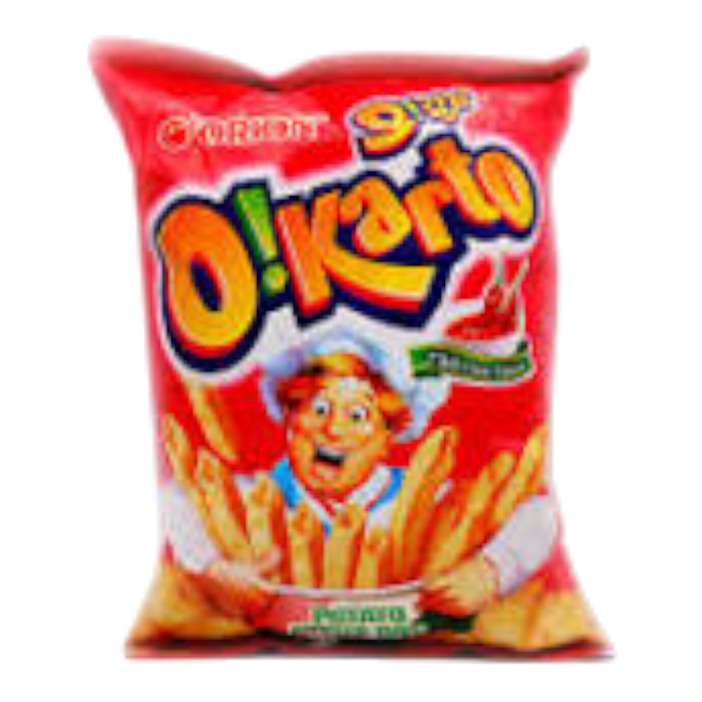 ORION O!Karto Potato Chips - Chilli Chilli Flavour 50g