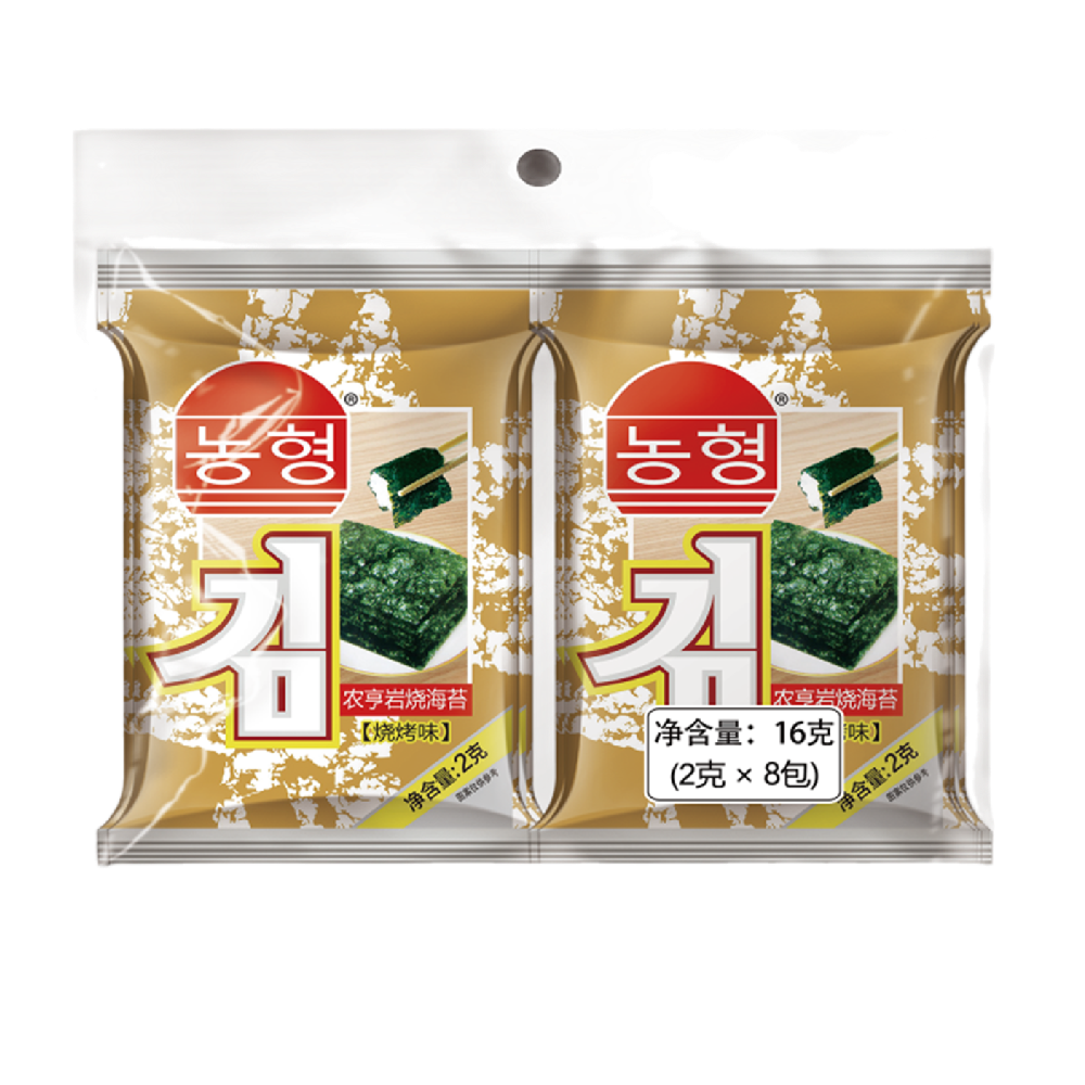 HONHM Crispy Seaweed with BBQ Flavor 16g (Case 40)