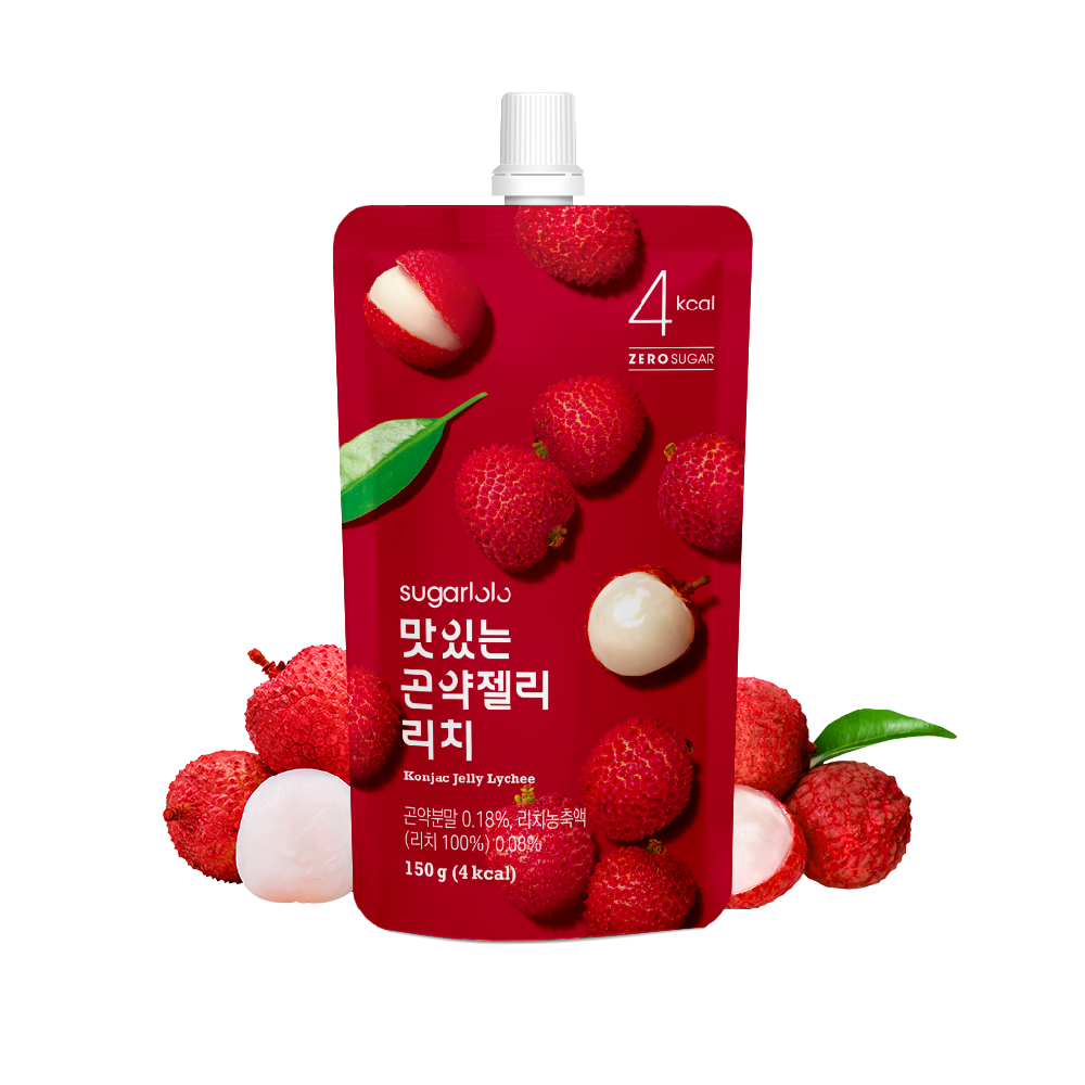 SUGARLOLO Konjac Jelly Lychee 150g (Case 40)