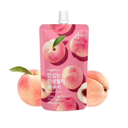 SUGARLOLO Konjac Jelly Peach 150g (Case 40)