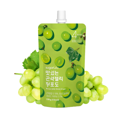 SUGARLOLO Konjac Jelly Green Grape 150g (Case 40)