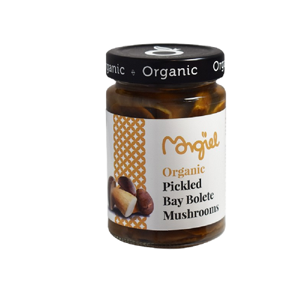MORGIEL Organic Pickled Bay Bolete Mushrooms 300g (Case 6)