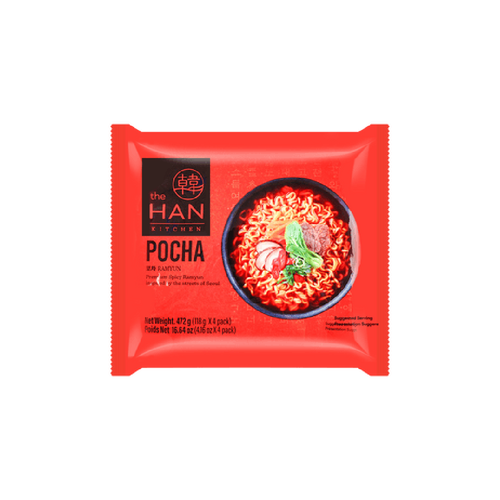 THEHAN Pocha Spicy Ramyun 118g (Case 32)