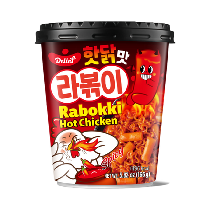 DELIEF Hot Chicken Rabokki 165g (Case 24)