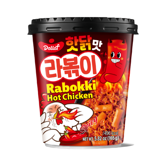 DELIEF Hot Chicken Rabokki 165g (Case 24)