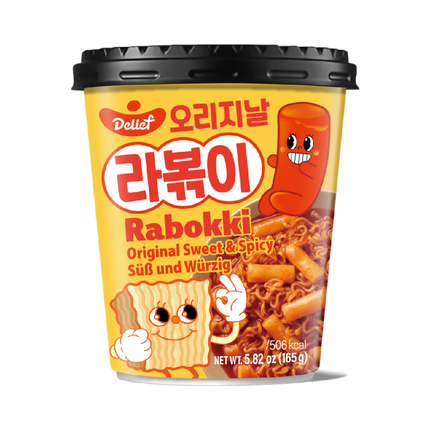 DELIEF Rabokki Sweet and Spicy Flavor 165g (Case 24)