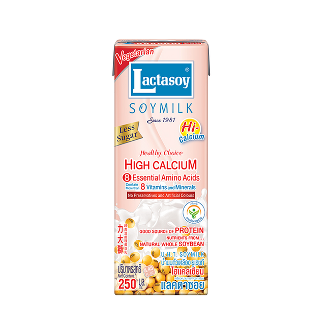 LACTASOY Soy Milk High Calcium 250ml (Case 36)